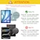 ProCase for iPad Air 13 Inch Case M4M3M2202620252024 Slim Smart Cover iPad 13 Air M4 M3 M2 Case with Translucent Hard Shell Back Supports Touch ID Auto WakeSleep Black