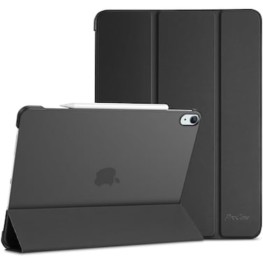 ProCase for iPad Air 13 Inch Case M4M3M2202620252024 Slim Smart Cover iPad 13 Air M4 M3 M2 Case with Translucent Hard Shell Back Supports Touch ID Auto WakeSleep Black