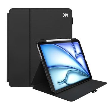 Speck New iPad Air 13 Case 2024 Fits iPad Pro 129 Case 20222021 6th5th Gen with Pencil Holder Drop Camera Protection Slim Multi Range Stand Balance Folio BlackBlackWhite