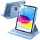 JETech Rotating Case for iPad A16 11th10th Generation 20252022 with Pencil Holder 360 Degree Rotation Protective Stand Cover Clear Back Auto WakeSleep Blue
