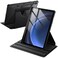 JETech Rotating Case for Samsung Galaxy Tab S10 Lite S10 FE S9 FE 109Inch S9 11Inch with S Pen Holder 360 Degree Rotation Protective Stand Cover Clear Back Auto WakeSleep Black