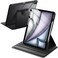 JETech Rotating Case for iPad Air 13Inch M4M3M2 202620252024 with Pencil Holder 360 Degree Rotation Protective Stand Cover Clear Back Auto WakeSleep Black