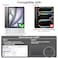 JETech Rotating Case for iPad Air 13Inch M4M3M2 202620252024 with Pencil Holder 360 Degree Rotation Protective Stand Cover Clear Back Auto WakeSleep Black