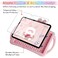 WESADN for iPad 10th Generation Case 109 Inch 2022 Kids Girls for iPad A16 Case 11th Gen 11 Inch 2025 with Screen Protector Shoulder Strap Kickstand Keychain Cute Rabbit Silicone Tablet CoverPink