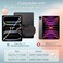 JETech Case for iPad Pro 11Inch M5M4 20252024 6th5th Generation Slim Stand Hard Back Shell Smart Cover with Auto WakeSleep Black