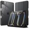 JETech Case for iPad Pro 13Inch M5M4 20252024 with Pencil Holder Clear Transparent Back Shell Slim Stand Shockproof Tablet Cover Auto WakeSleep Black