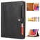 Techcircle Folio Case for iPad 6th 5th Gen 97inchiPad Air 2iPad Pro 97 TECHCIRCLE Vegan Leather Folding Stand Pencil Holder Soft TPU Back Shell Protective Smart Cover with Card Slots Pockets Black