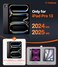 TORRAS Ostand K1 Guardian for iPad Pro 13 inch Case 2025 M5 2024 M4 Ultra Stable Stand Multiple Adjustable Viewing Angles Slim Protective Kickstand iPad Pro 13 Case with Pencil Holder Black