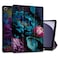 MEEgoodo Case for Samsung Galaxy Tab A9 Plus 11 inch Cover 2024 2023 with S Pen Holder A9 Smart Tablet Cases with Trifold StandSoft TPU Back ShellSmart Auto WakeSleep Beautiful Fantasy Flower