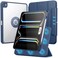 SPARIN Case for iPad Pro 13 inch 20252024M4 M5 with Pencil Holder Detachable Magnetic Hybrid Protective Case PortraitLandscape Stand Auto WakeSleep Navy Blue