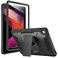 Soke Case for iPad 6th5th Generation 97 Inch 20182017with Builtin Screen Protector and Kickstand Rugged FullBody Heavy Duty Protective Cover for Apple iPad Air 2 Pro 97 Black