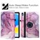 RLINGX Rotating Case for iPad A16 11th Generation 11 Inch 2025 iPad 10th Generation 109 Inch 2022 360 Degree Rotating MultiAngle Viewing Folio Stand Case Auto SleepWake Purple Marble