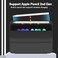 ZryXal for iPad Mini 7 Case A17 Pro 2024iPad Mini 6 Case 2021 83 Inch with Pencil Holder iPad Mini 7th6th Generation Case with Soft TPU Back and Auto SleepWake Black