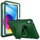 Soke Case for iPad A16 11th Generation 11inch 2025 iPad 10th Generation 109inch 2022 with Builtin Screen Protector and Kickstand Rugged Full Body Protective Cover Alpine Green