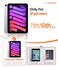 TORRAS Ostand K1 Guardian for iPad mini 7 A17 Pro Case iPad mini 6 Case with Pencil Holder Ultra Stable Stand Multiple Adjustable Viewing Angles Slim Protective Kickstand iPad mini Case Black