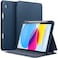 JETech Case for iPad A16 11th10th Generation 20252022 with Pencil Holder Slim Folio Stand Protective Tablet Cover MultiAngle Viewing Navy