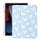 LuminousGuard Cute Kawaii Bow for iPad A16 11th Generation Case 11 Inch 2025 for iPad 10th Generation Case 109 Inch 2022 with Pencil Holder Auto SleepWake Blue Leather Soft TPU Back Cover
