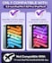 Cantis Case for iPad mini 7 A17 Pro 2024 iPad mini 6 2021 83 Inch Heavy Duty Shockproof Cover for iPad mini 7th 6th Generation 83 with Pencil Holder PurplePurple