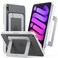 TORRAS Ostand K1 Guardian for iPad mini 7 A17 Pro Case iPad mini 6 Case with Pencil Holder Ultra Stable Stand Multiple Adjustable Viewing Angles Slim Protective Kickstand iPad mini Case White