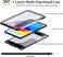 Hllhunkhe Waterproof Case for iPadA16 11th Generation 11 inch 202510th Generation 109 Inch 2022 Case with Screen Protector with Pencil Holder Stand Shoulder Strap Handle FullBody Rugged Cover Black