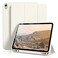 Aoub Case for iPad A16 11th Generation 11 Inch 2025 iPad 10th Generation 109 inch 2022 with Pencil Holder Slim Lightweight Trifold Stand Smart Soft TPU Back Cover Support Touch ID Cream White