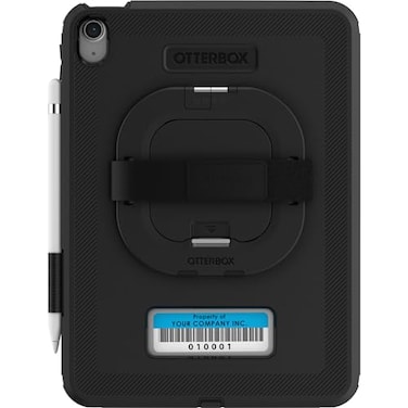 OtterBox Defender for Business WKickstandHANDSTRAP for iPad A16 iPad 10th Gen V2 Black No Screen Protector Included Single Unit Ships in Polybag Ideal for Business Customer