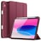 JETech Case for iPad A16 11th10th Generation 20252022 with Pencil Holder Slim Tablet Cover with Soft TPU Back Auto WakeSleep Wine