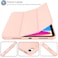 iMieet iPad A16 Case 11th GeniPad 10th Generation Case 11Inch 2025109 Inch 2022 with Pencil Holder Trifold Stand Smart Cover with Soft TPU BackAuto WakeSleepBisque