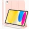 iMieet iPad A16 Case 11th GeniPad 10th Generation Case 11Inch 2025109 Inch 2022 with Pencil Holder Trifold Stand Smart Cover with Soft TPU BackAuto WakeSleepBisque