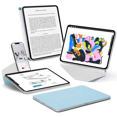 MOFT Dynamic Folio Case for iPad Pro 11 inch M5 2025 M4 2024 Slim Magnetic Stand Case with 20 Viewing Angles Auto WakeSleep Ultra Thin Soothing Mist x Misty Cove