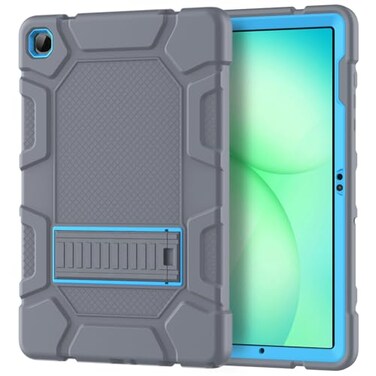 Azzsy Case for Samsung Galaxy Tab A11A9 Plus 11 Inch 20262024 Heavy Duty Shockproof Rugged High Impact Protective Case Grey
