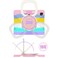 Batianda Case for iPad Air 13 inch 2025 M3 2024 M2 Chip Heavy Duty Rugged Durability Silicone Tablet Cover with 360 Rotating Ring Foldable Kickstand Shoulder Strap Colorful Pink