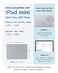 MOFT Dynamic Folio Case for iPad mini 7th A17 Pro 2024 iPad mini 6th A15 2021 83 Inch Slim Magnetic Stand Case with 20 Viewing Angles Auto WakeSleep Ultra Thin Cement x Sapphire