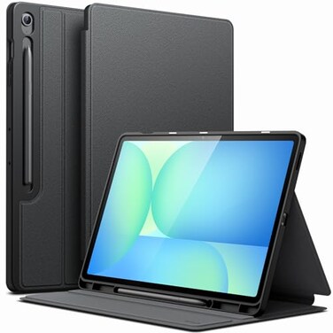 JETech Case for Samsung Galaxy Tab S10 FE PlusS10 FE 131Inch with S Pen Holder Slim Folio Stand Protective Tablet Cover MultiAngle Viewing Black