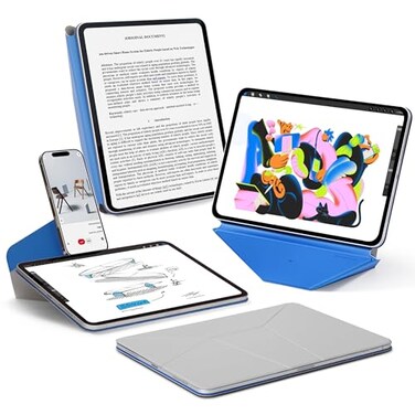 MOFT Dynamic Folio Case for iPad Air 13inch M4 2026 M3 2025 M2 2024Slim Magnetic Stand Case with 20 Viewing Angles Auto WakeSleepUltra Thin Cement x Sapphire