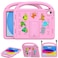 AGROMI Kids Case for iPadA16 11th Generation 11 Inch 2025iPad 10th Generation 109 Inch 2022 with AntiSlip HandleFoldable StandShoulder Strap Shockproof Kids iPad 11th10th Gen Case Pink