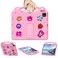 UUcovers Kids Case for iPad Air 13 inch M3 2025M2 2024 iPad Pro 13 inch M4 2024 iPad Pro 129 inch Cover 6th5th4th3rd Generation 2022202120202018 with StandPencil HolderHandle Pink