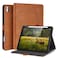 AsileCuir Case for iPad Air 11 Inch M4M3M2 202620252024iPad Air 5th4th Generation 109 Folio Cover with Pencil Holder PocketMagnetic ClosureMulti Angles StandAuto SleepWakeBrown