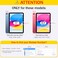 May Chen for iPad A16 11th Generation Case 11 Inch 2025 iPad 10th Gen Case 2022 109 inch Builtin Pencil Holder with Shockproof Cover Clear Transparent Back Shell Auto WakeSleep Bows Blue