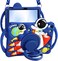 Boaretiu&hellip;&curren; Boaretiu for iPad A16 Case10th Generation Case Cool Cute Cartoon Astronaut Spaceship with Strap Rotating Stand Handle for Boys Girls Teens 3D Silicone for iPad A16 11th Generation 11 Inch