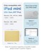 MOFT Dynamic Folio Case for iPad mini 7th A17 Pro 2024 iPad mini 6th A15 2021 83 Inch Slim Magnetic Stand Case with 20 Viewing Angles Auto WakeSleep Ultra Thin Panna Cotta x Faded Jeans