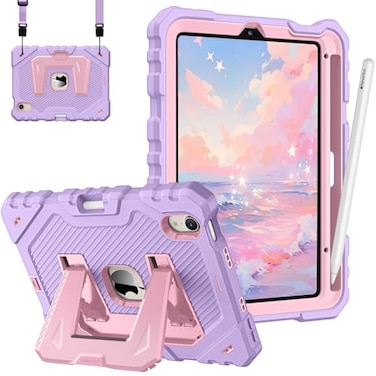 Fintie Case for iPad mini 7 A17 Pro 7th Generation 2024 iPad mini 6 6th Gen 83 Inch FullyBody Rugged Heavy Duty Shockproof Protective Case with Kickstand for Kids Purple