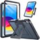 DTTO for iPad A16 11th Generation Case 11 Inch 2025 iPad 10th Generation Case Adjustable PortraitLandscape Kickstand Builtin Screen Protector Protective Cover with Translucent Back Dark