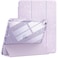 JETech Glitter Case for iPad Air 13Inch M4M3M2 202620252024 with Pencil Holder Cute Sparkly Slim Cover for Kids and Girls Shiny Clear Back Shell Purple