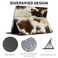 ACWDMKH Case for Microsoft Surface Pro 1110 9 13 InchPU Leather Cute Slim Folio Adjustable Stand Cover Case for Surface Pro 11th Edition AIBrown Fur Pattern