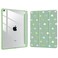 Joyland Cute Flowers Pattern for iPad 10th Generation Case 109 inch 2022A16 11th Gen 11 Inch 2025Builtin Pencil Holder with Shockproof Cover Clear Transparent Back Shell Auto WakeSleepGreen