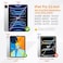 May Chen for iPad Pro 11 inch M2 4th Generation 2022 iPad Pro 11 3rd2nd1st Gen Case with Transparent Shockproof Back Cover Builtin Pencil Holder Auto SleepWake Blue Wild Flowers