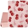 MAYCARICute Cherry Bows Case for Ipad 9Th8Th7Th Generation102 Inch Kawaii Girly Bowknot Cover for Ipad 202120202019 Pretty Aesthetic Cover with Pencil Holder Silicone Shockproof Case
