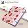 MAYCARICute Cherry Bows Case for Ipad 9Th8Th7Th Generation102 Inch Kawaii Girly Bowknot Cover for Ipad 202120202019 Pretty Aesthetic Cover with Pencil Holder Silicone Shockproof Case