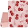 MAYCARICute Cherry Bows Case for Ipad 9Th8Th7Th Generation102 Inch Kawaii Girly Bowknot Cover for Ipad 202120202019 Pretty Aesthetic Cover with Pencil Holder Silicone Shockproof Case